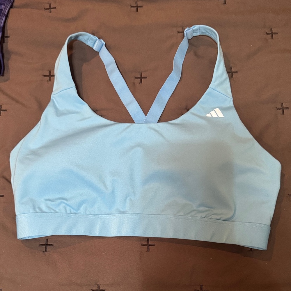 Adidas Women's Sky Blue Sports Bra